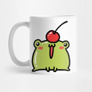 Frog with cherry hat Mug